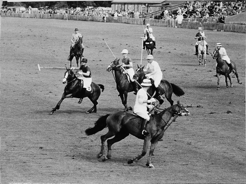 A game of Polo at the famous Jaipur Polo grounds in the 1930s.