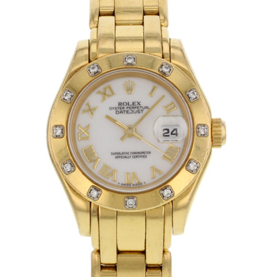 Ladies Rolex Pearlmaster Watch