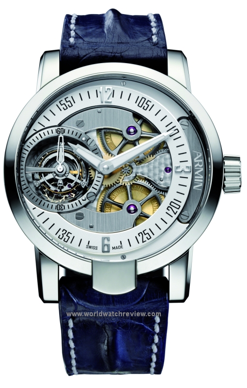 Armin Strom Tourbillon Water Hand-Wound Wrist Watch in Steel