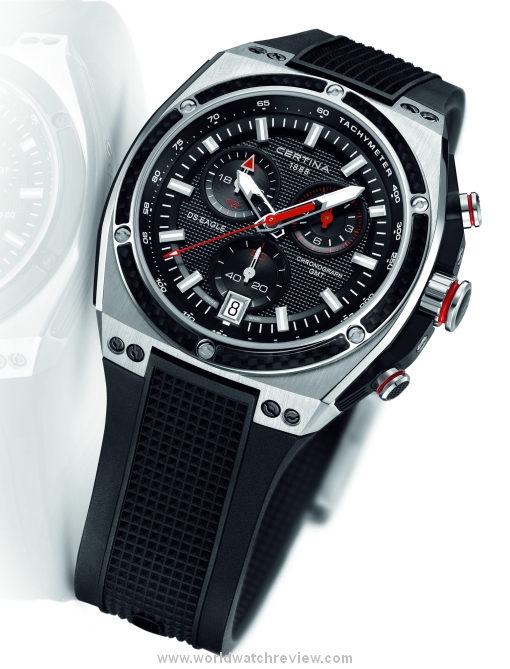 Certina DS Eagle GMT Chronograph quartz wrist watch