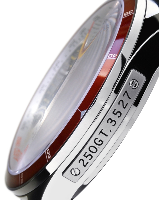 Chr. Ward C70 3527 GT Limited Edition Chronometer (Ref. C70-3527GT-SRK, side view, number plaque)