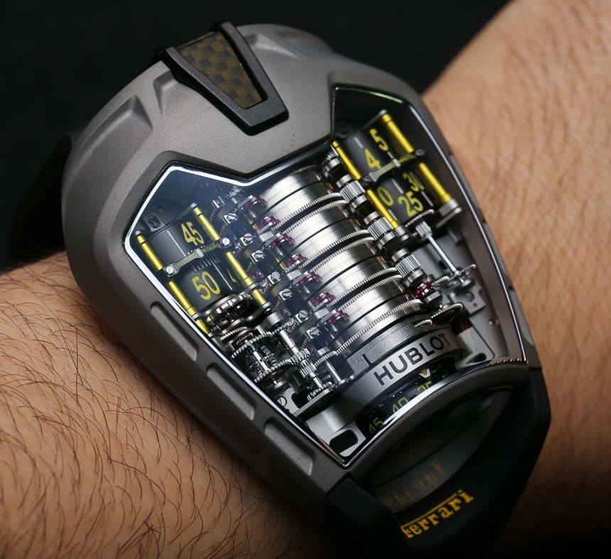 Hublot MP-05 LaFerrari Ferrari Titanium Yellow Watch Hands-On Hands-On 