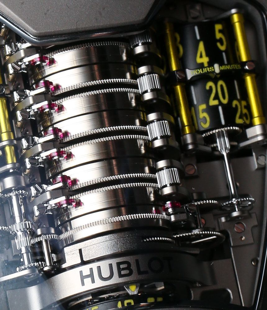 Hublot MP-05 LaFerrari Ferrari Titanium Yellow Watch Hands-On Hands-On 
