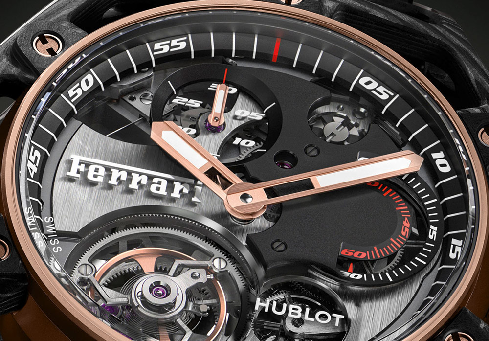 Hublot Techframe Ferrari 70 Years Tourbillon Chronograph Watch In PEEK Carbon & King Gold Watch Releases 