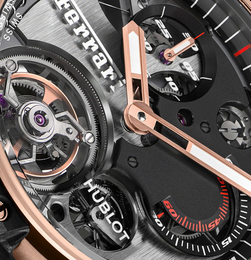 Hublot Techframe Ferrari 70 Years Tourbillon Chronograph Watch In PEEK Carbon & King Gold Watch Releases 