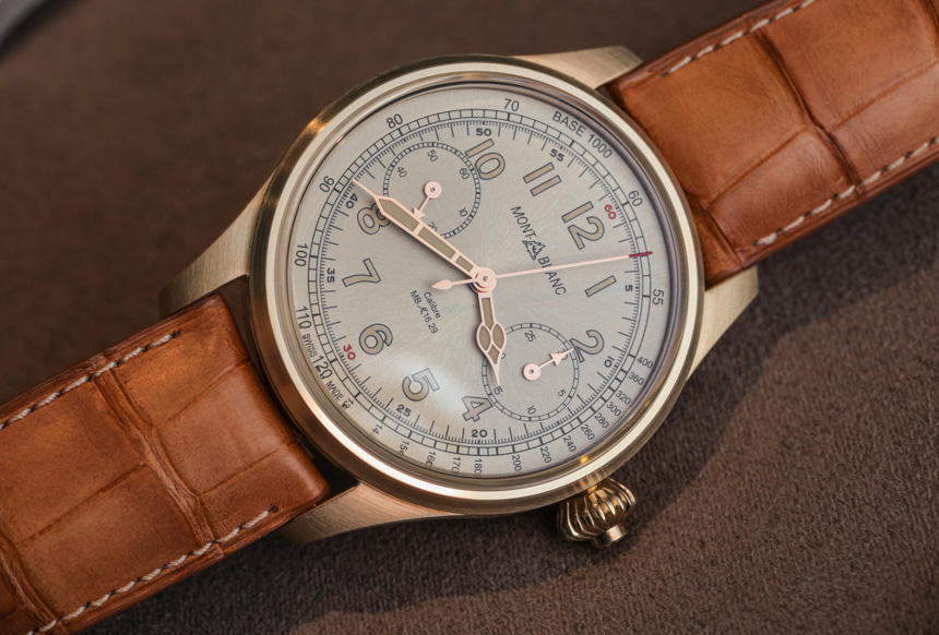 Montblanc 1858 Chronograph Tachymeter Bronze Watch Hands-On Hands-On 