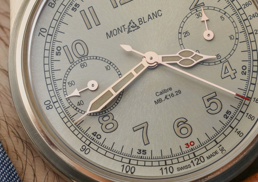 Montblanc 1858 Chronograph Tachymeter Bronze Watch Hands-On Hands-On 