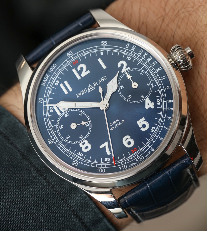 Montblanc 1858 Chronograph Tachymeter Limited Edition Watch Hands-On Hands-On 
