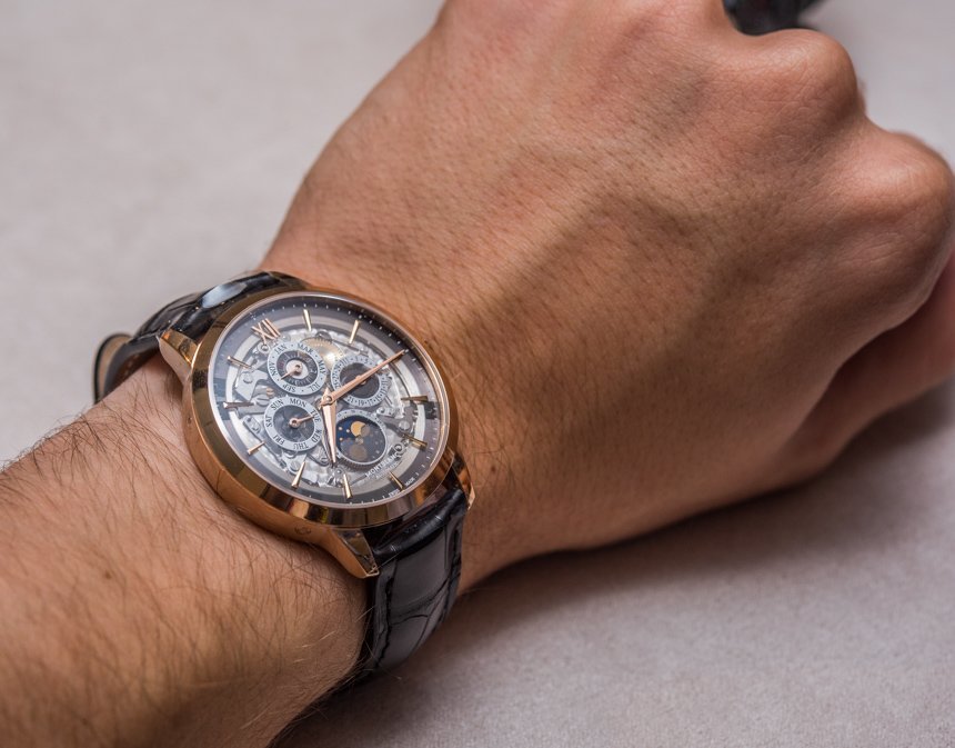 Montblanc Heritage Spirit Perpetual Calendar Skeleton Sapphire Dial Watch Hands-On Hands-On 