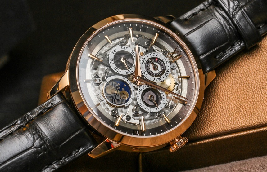 Montblanc Heritage Spirit Perpetual Calendar Skeleton Sapphire Dial Watch Hands-On Hands-On 