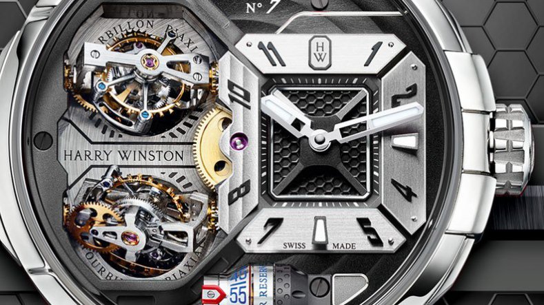 The Cool and Masculine Replica Harry Winston Histoire de Tourbillon 7 Power Reserve Limited Edition Watch