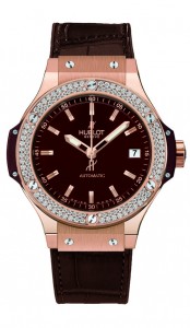 38MM Ladies' Best Elegant Replica Hublot Big Bang Gold Automatic Watch