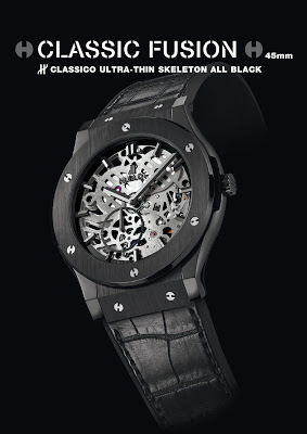 Black Ceramic Hublot Classic Fusion Extra-Thin Replica watch